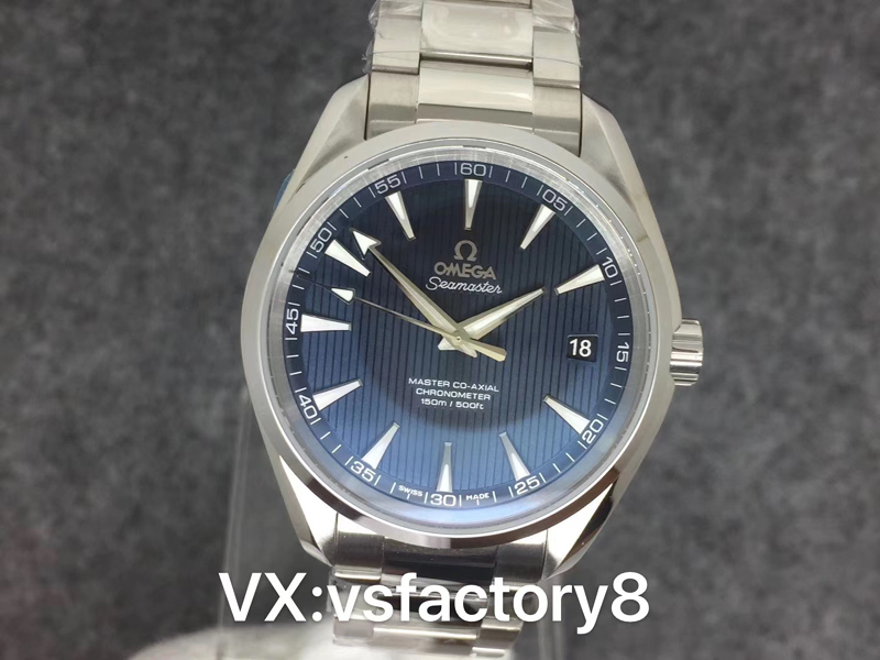 VS廠(chǎng)歐米茄垂直藍(lán)盤(pán)海馬150米8500一體機(jī)芯復(fù)刻表值不值得入手