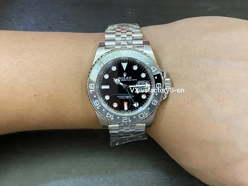 VS廠勞力士格林尼治皮蛋圈丹東3285機細節(jié)做工復(fù)刻還原評測