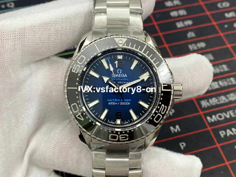 歐米茄漸變藍(lán)海王海馬600米復(fù)刻表丹東8912機(jī)復(fù)刻細(xì)節(jié)做工值不值得入手